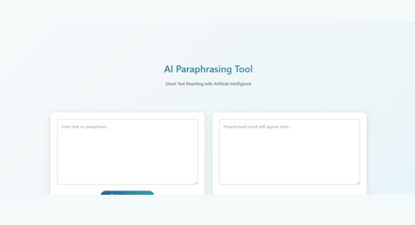 I will develop an advanced AI paraphrasing tool for accurate text rewriting